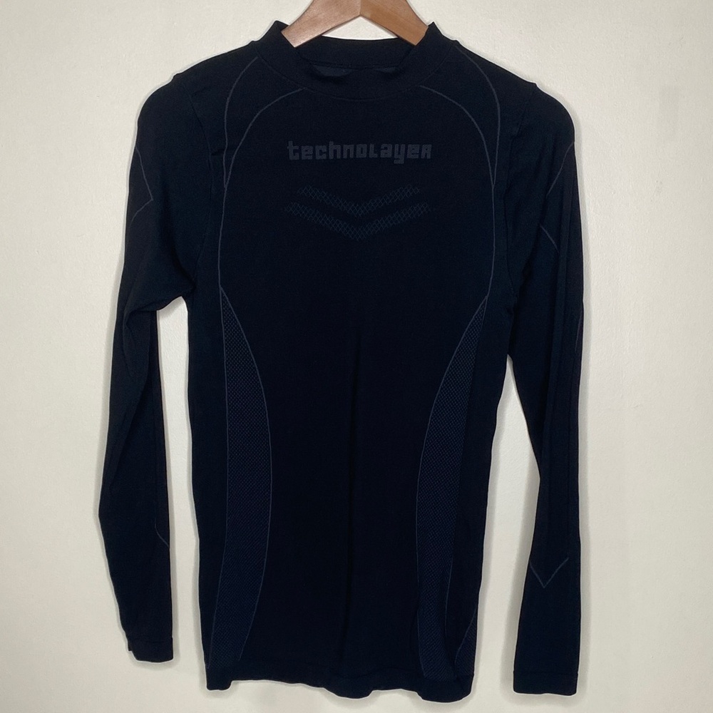 Men's Black Long Sleeve Tee